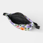 Gedämpfte bunte Blumen Boho-Blume  Bauchtasche (Offen)