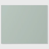 Gedämpfte Eukalyptusgrün-Farbe Geschenkpapier (Flach)