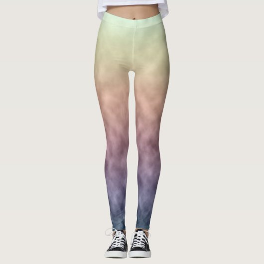 Gedämpfte Horizon-Webart Leggings (Vorderseite)