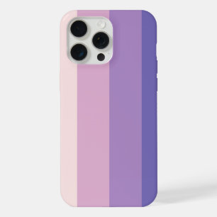 Gedämpfte lila vertikale Streifen iPhone 15 Pro Max Hülle