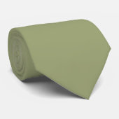 Gedämpfte Moosgrün-Farbe Krawatte (Gerollt)