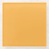 Gedämpfte Orange Hintergrundtextur für Web und Dru Glasuntersetzer (Vorderseite)