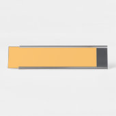 Gedämpfte Orange Hintergrundtextur für Web und Dru Schreibtischnamensplakette (Vorderseite )