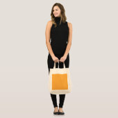 Gedämpfte Orange Hintergrundtextur für Web und Dru Tragetasche (Vorderseite (Model))