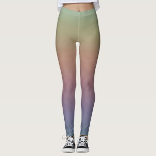 Gedämpfte Pastelllandschaft Leggings