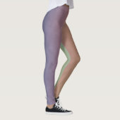 Gedämpfte Pastelllandschaft Leggings (Rechts)
