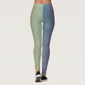 Gedämpfte Pastelllandschaft Leggings (Rückseite)