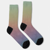 Gedämpfte Pastelllandschaft Socken (Rechts)