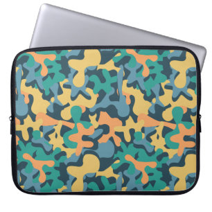 Gedämpfte Regenbogen-Signatur-Tarnung Laptopschutzhülle