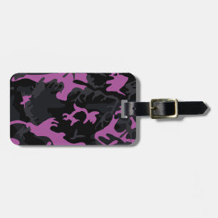 Gedämpfte rosa Highlights Camo Gepäckanhänger
