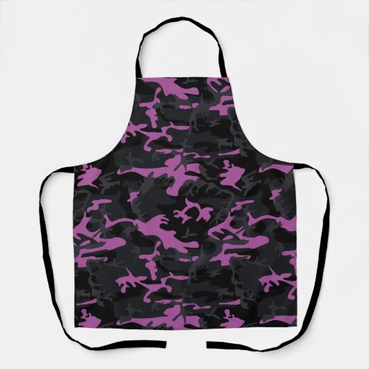 Gedämpfte Rosa Highlights Camo Schürze (Vorderseite)