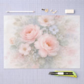 Gedämpfte Rose Seidenpapier (Handwerk)