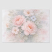 Gedämpfte Rose Seidenpapier (Vorderseite)