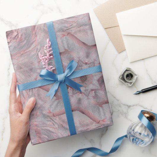 Gedämpfte Rosenbrosche Geschenkpapier (Schenken)