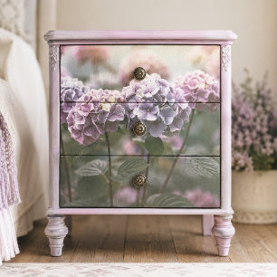 Gedämpfte Staubige Lavendel Quasten Hortensie Deco Seidenpapier