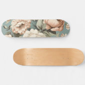 Gedämpfter botanischer Traum Skateboard (Horizontal)