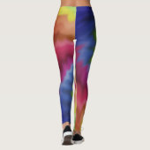 Gedämpfter Regenbogen Leggings (Rückseite)