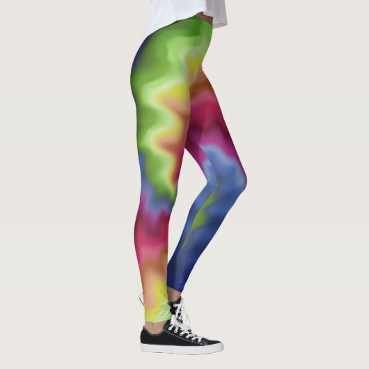 Gedämpfter Regenbogen Leggings (Rechts)