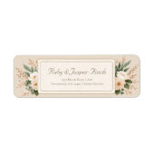 Gedämpfter Salbei Botanical Gold Rahmen Rücksendea (Vorne)