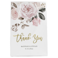 Gedämpfter Watercolor und Gold | erröten rosa