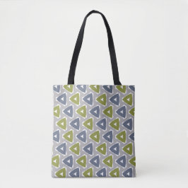 Gedämpftes Boho-Geometrie-Muster Tasche