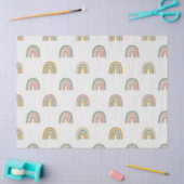 Gedämpftes Boho-Regenbogen-Scandi-Muster  Seidenpapier (Basteln)