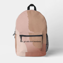 Gedämpftes Erröten und warmes Hafer-AI-Print-Cut-S Bedruckter Rucksack