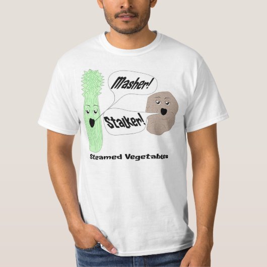 Gedämpftes Gemüse T-Shirt (Vorderseite)