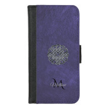 Gedämpftes lila ledernes keltisches