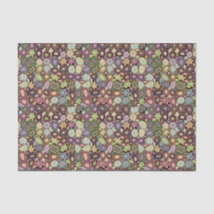 Gedämpftes Millefiori Seidenpapier