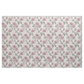Gedämpftes rosa Hibiskus-Blumen-Muster Stoff (Fat Quarter (45,7 x 55,9 cm))