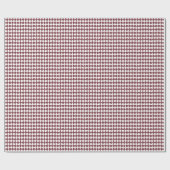 Gedämpftes rotes Diamantmuster-Wrap-Papier Geschenkpapier (Flach)