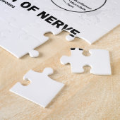 Gedanke erfordert viel Nerv (Neuron/Synapse) Puzzle (Seite)