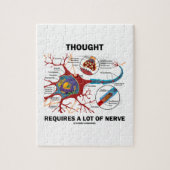 Gedanke erfordert viel Nerv (Neuron/Synapse) Puzzle (Vertikal)