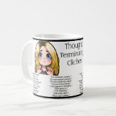 Gedanken abschließend Klischees Kaffeetasse (Vorderseite Links)