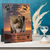 Gedanken an einen geliebten Haustier Fotoplatte (Seite)