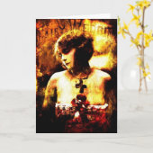 Gedanken an ihn karte (Gelbe Blume)