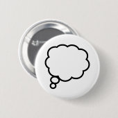 Gedanken-Blase Button (Vorne & Hinten)