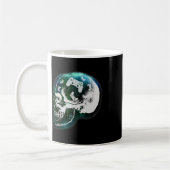 Gedanken-Controller-Totenkopf-Gaming-Gamer-Männer- Kaffeetasse (Links)