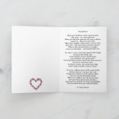 Gedanken der Eltern Karte (Innenseite)