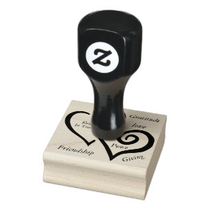 Gedanken des Lebens Gummistempel