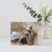 Gedanken einer Mutter über das Pflegekind Postkarte (Stehend Vorderseite)