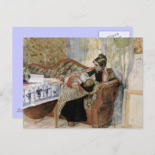 Gedanken einer Mutter über das Pflegekind Postkarte (Vorne/Hinten)