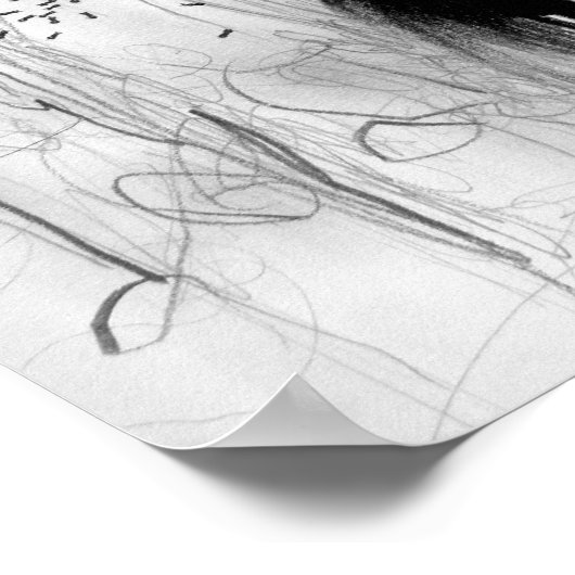 Gedanken eines toenden Atheisten Poster (Ecke)