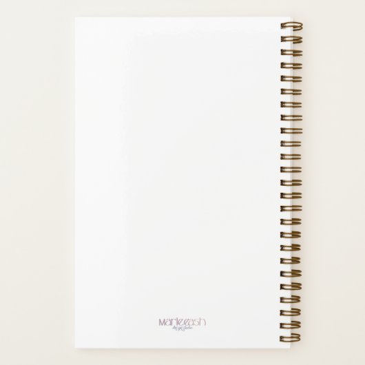 Gedanken & Florals Notizblock (Rückseite)