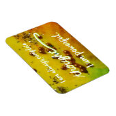 "Gedanken" Gelber Power Chakra Words Magnet (Rechte Seite)