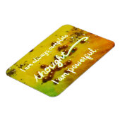 "Gedanken" Gelber Power Chakra Words Magnet (Linke Seite)