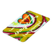 "Gedanken" Gelber Power Chakra Worte Magnete (Linke Seite)