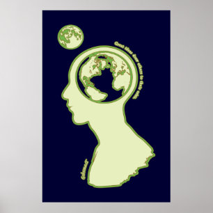 Gedanken in der Bahn Poster