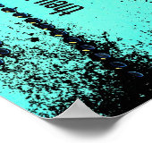 Gedanken in Wortposter Poster (Ecke)